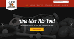 Desktop Screenshot of cmsportinggoods.net